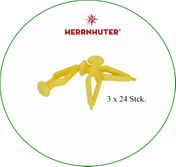 Herrnhuter Stern Montage Ersatzklammern gelb
