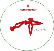 Herrnhuter Stern Montage Ersatzklammern rot